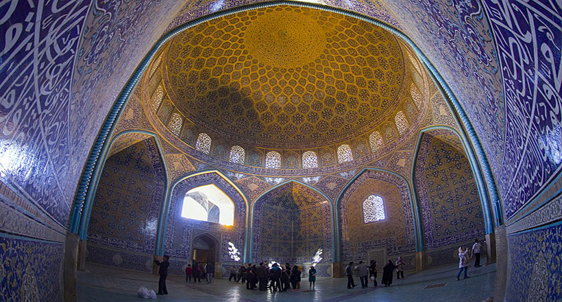 La cúpula de la mezquita del Jeque Lotf Alah
